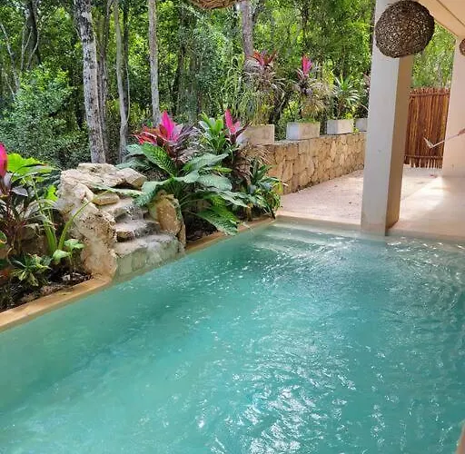Little Oasis With Private Pool In The Jungle Apartment Chemuyil